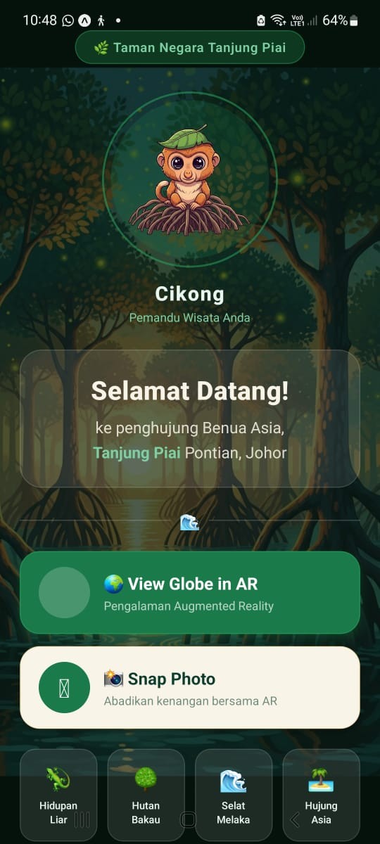 Tanjung Piai Mobile UI